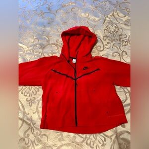 Women’s Nike Tech WindRunner full zip hoodie.  Size Med.
